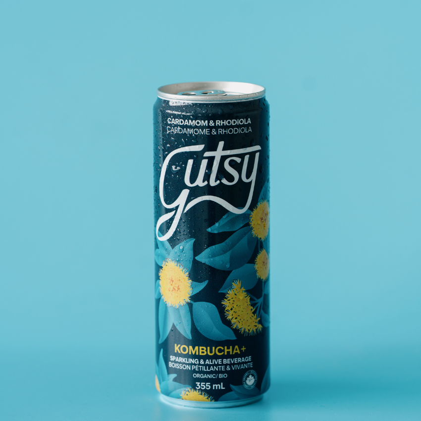 KOMBUCHA+ | CARDAMOM &amp; MORINGA | 8 PACK x 355ml