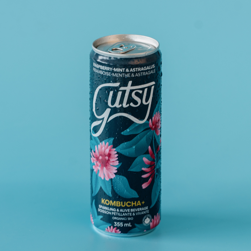 KOMBUCHA+ | RASPBERRY-MINT &amp; ECHINACEA | 8 PACK x 355ml