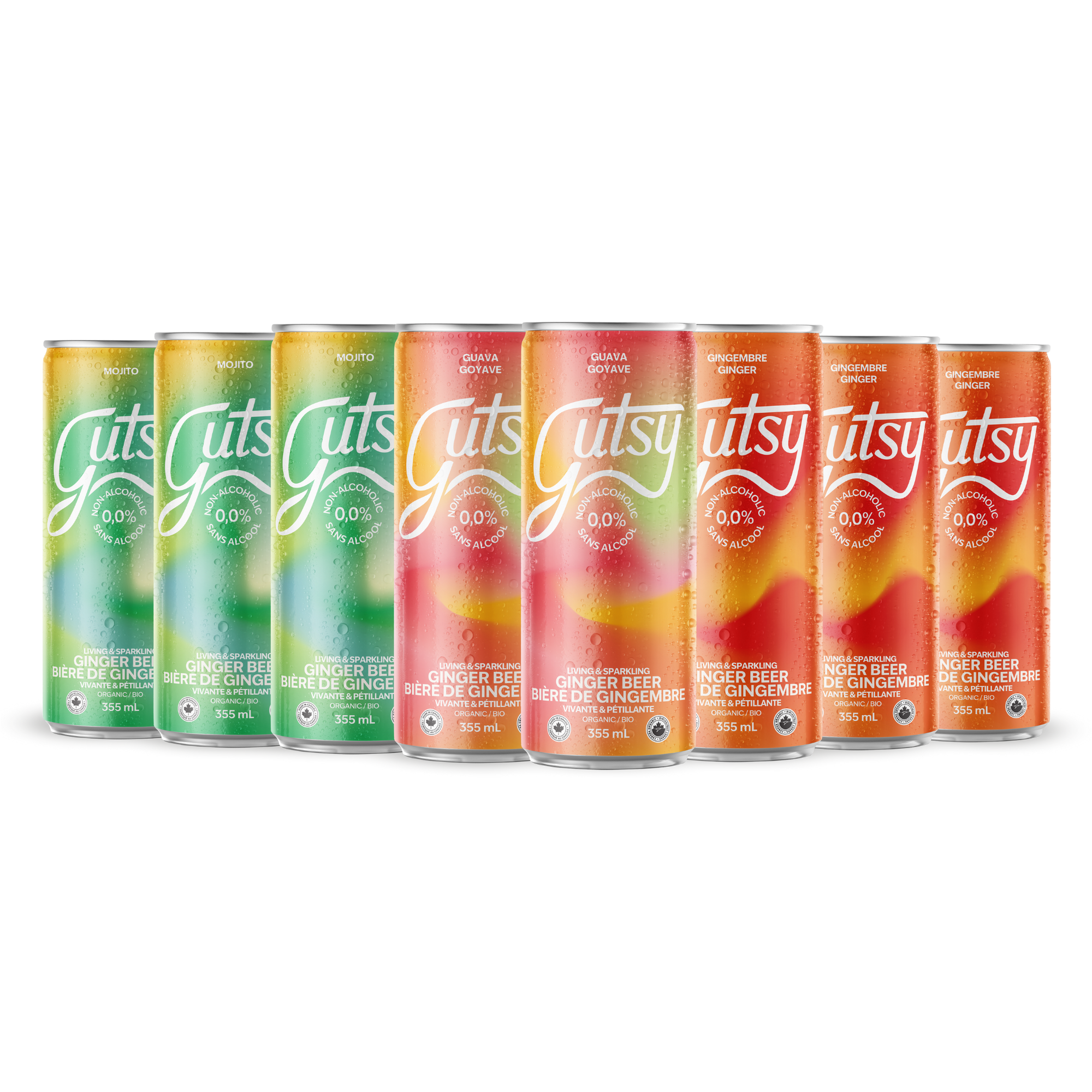 BIÈRES DE GINGEMBRE | CAISSE MIXTE | CAISSE DE 8 x 355ml