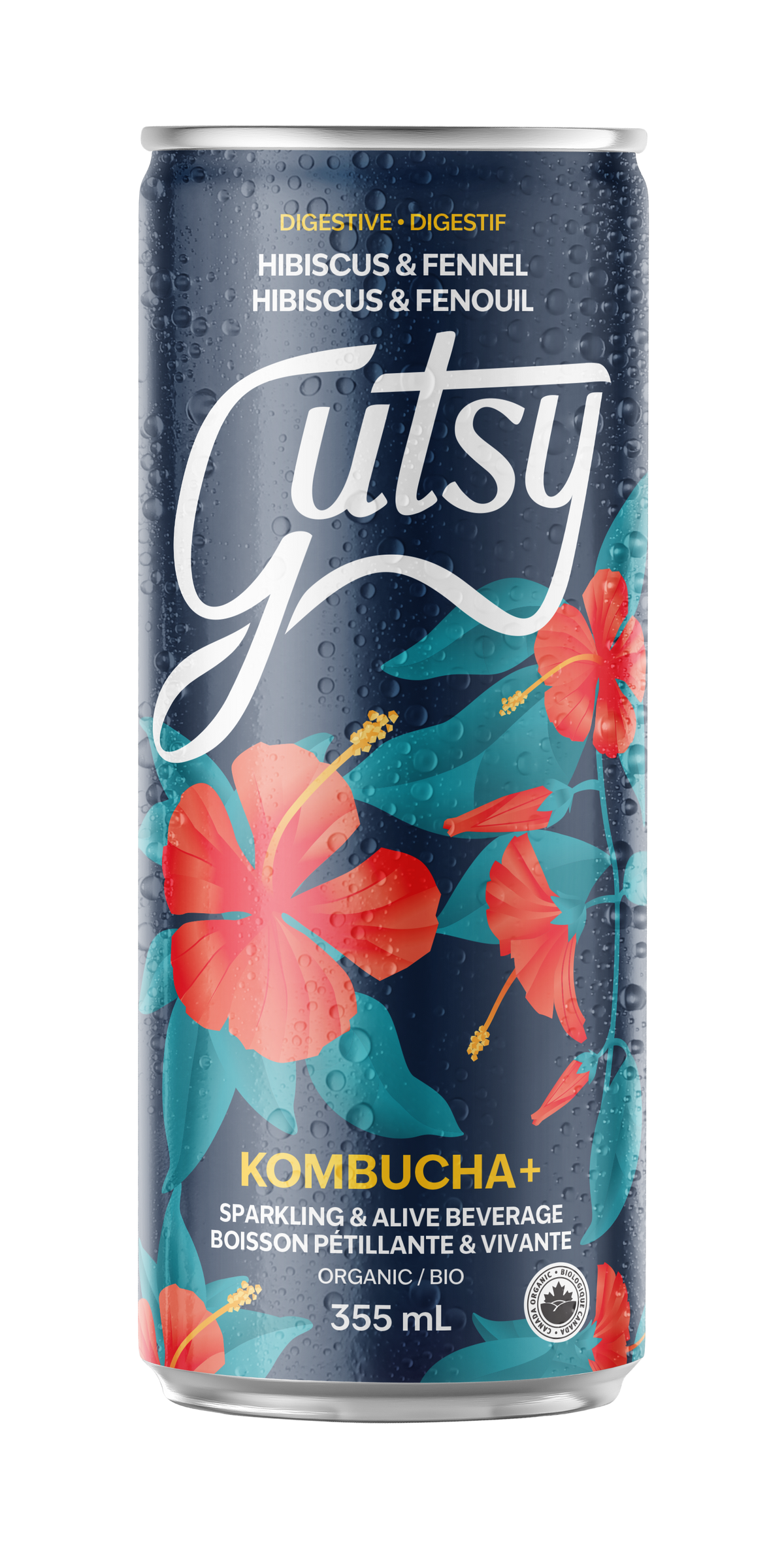 KOMBUCHA+ | HIBISCUS &amp; FENNEL | 8 PACK x 355ml