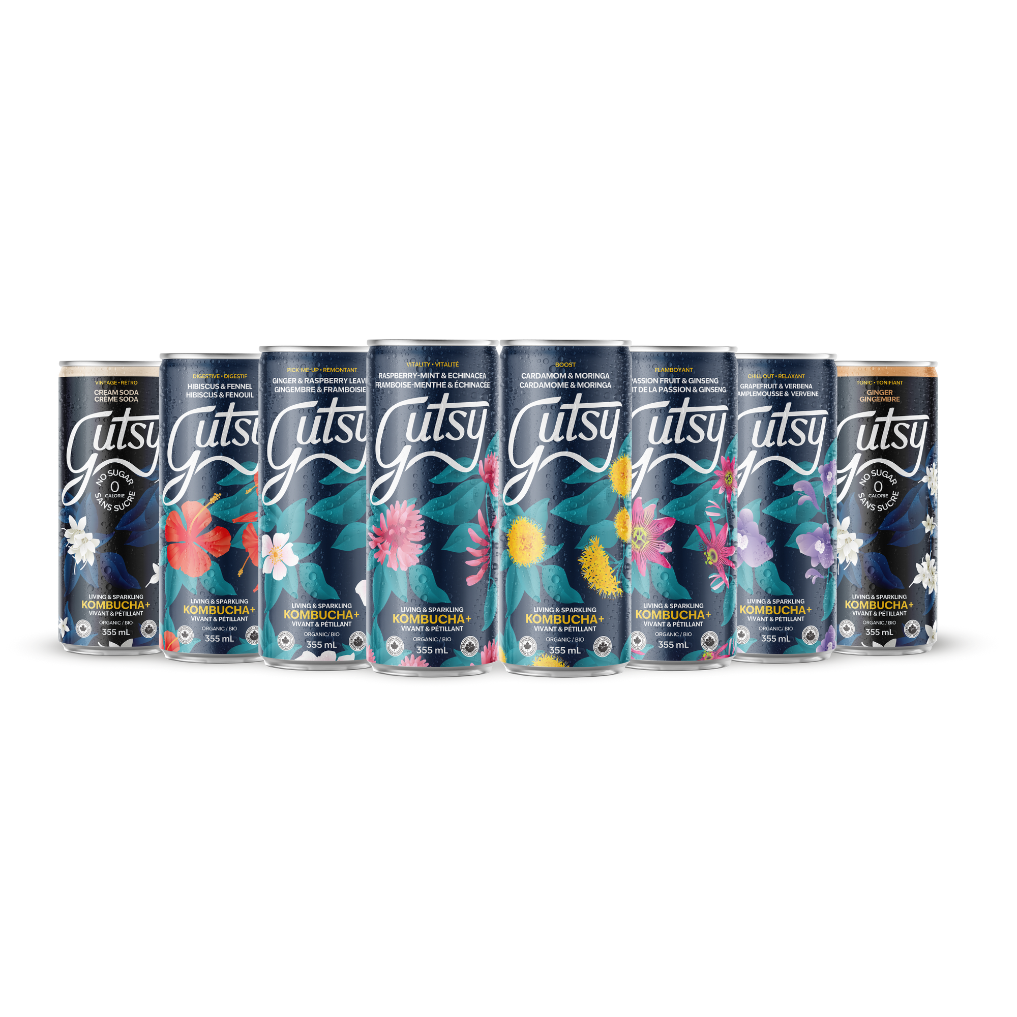 CAISSE MIXTE DE KOMBUCHA+ | CAISSE DE 8 x 355ml