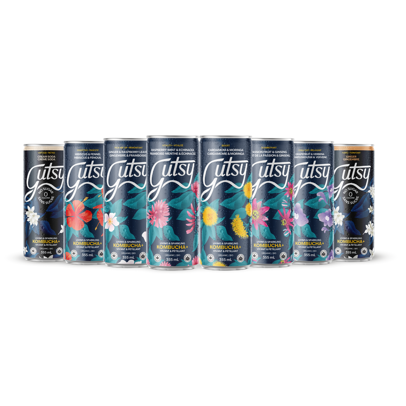 CAISSE MIXTE DE KOMBUCHA+ | CAISSE DE 8 x 355ml