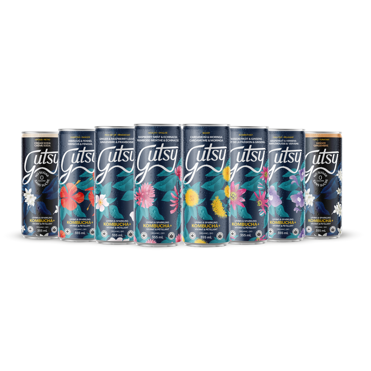 CAISSE MIXTE DE KOMBUCHA+ | CAISSE DE 8 x 355ml