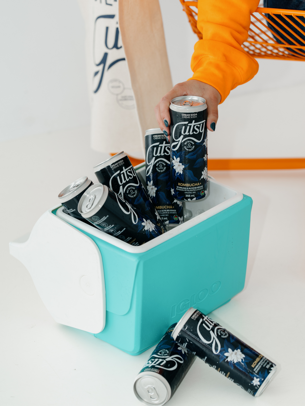 SUGAR-FREE KOMBUCHA+ | CREAM SODA | 8 PACK x 355ml